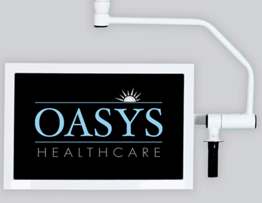 OASYS Healthcare Light and Monitor mounting system